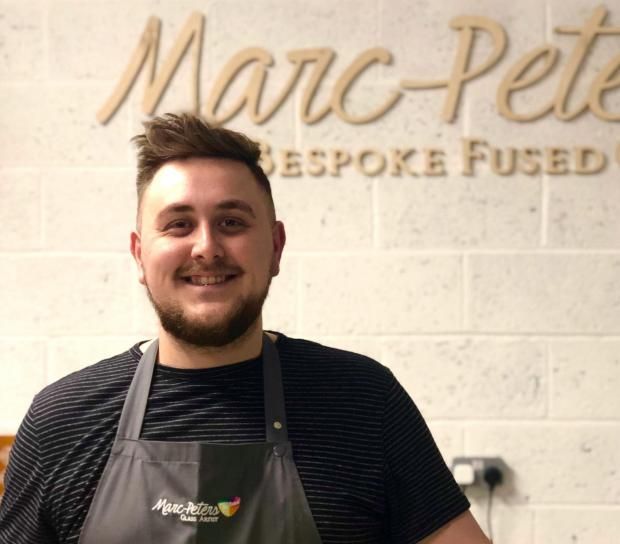 Glasgow glass artist Marc Peters goes global with delightful designs